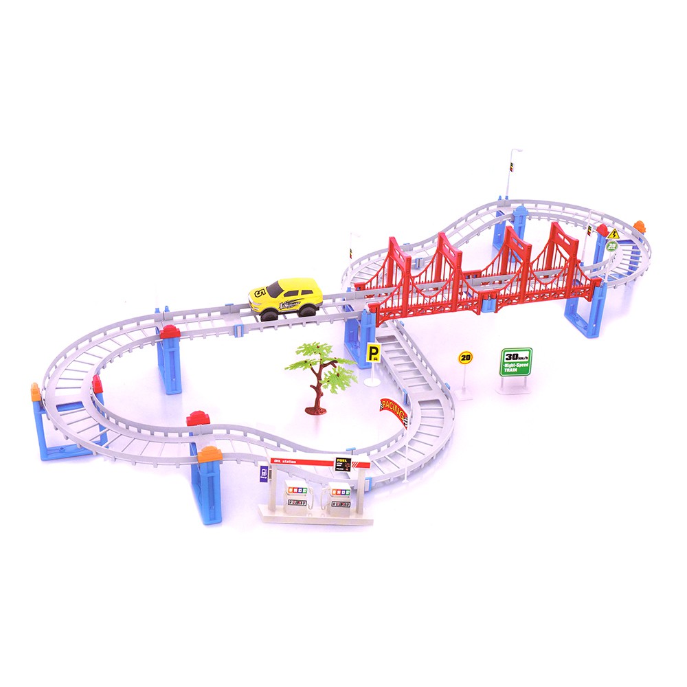 MURAH Satu Set Mainan Trek Mobil Mobilan Dream of Track Contest Anak Laki Cowok