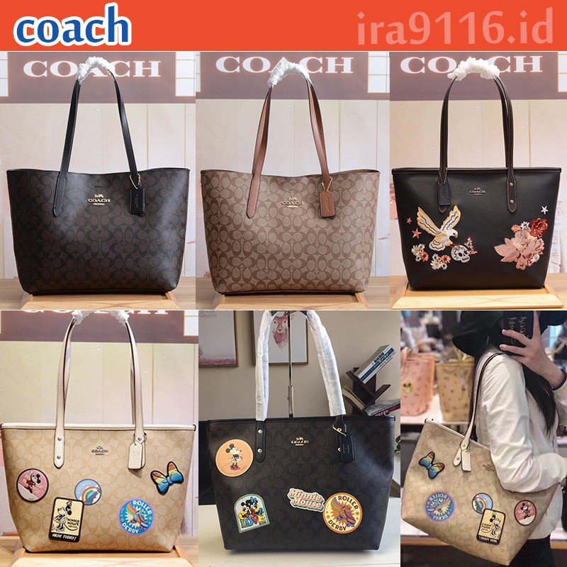 tas coach tote bag