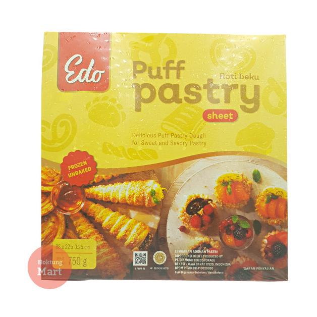 

Edo Puff Pastry 750gr TERLARIS TERPERCAYA ORIGINAL