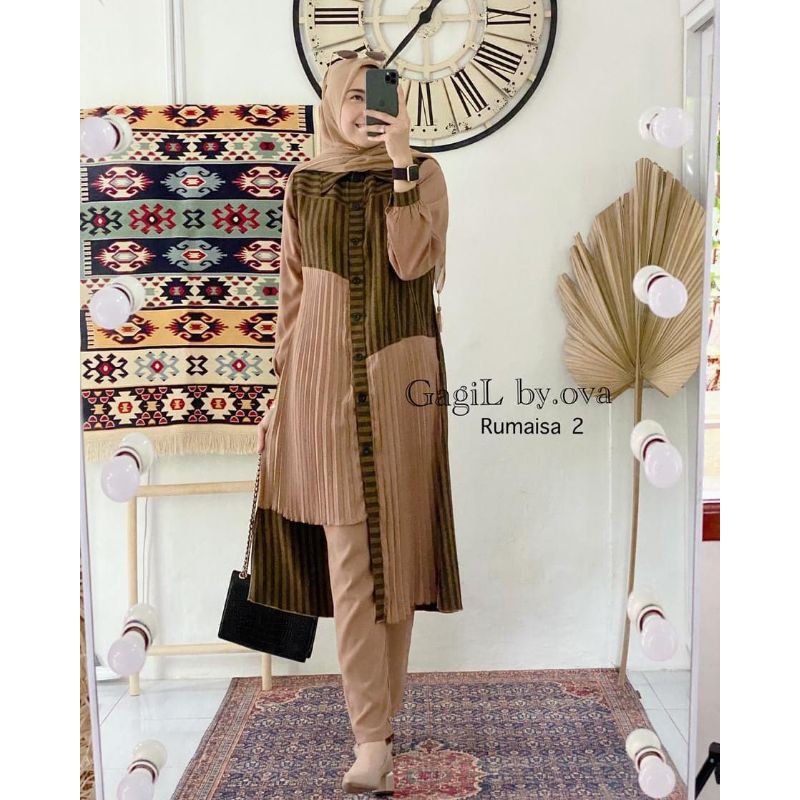 ONE SET RUMAISHA 2 original by gagil