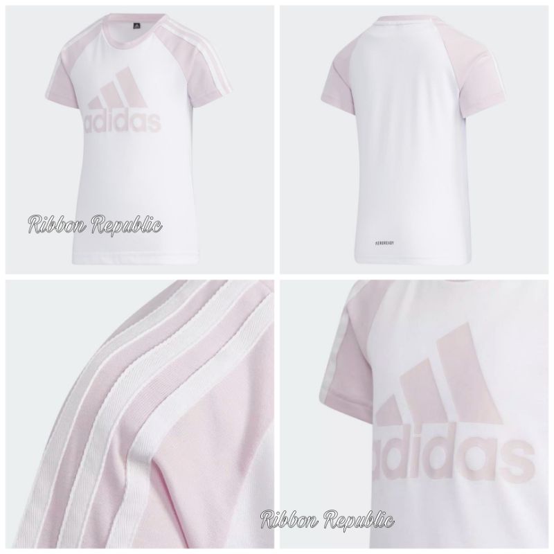 Adidas Baby Girl Kids Sport Casual Tee Original Baju Kaos Atasan Olahraga Senam Anak Cewek Perempuan