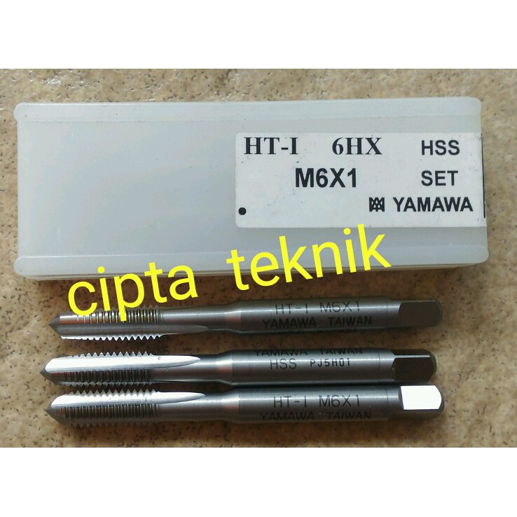 Hand Tap Yamawa Asli M6 x 1 Handtap Yamawa Original M6x1 Tap drill M6 Standard