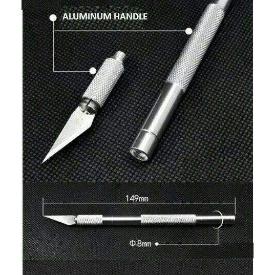 

SUPER SALE - PEN CUTTER CUTTING ART PRECISION KNIFE HOBBY KNIFE PISAU UKIR PEMOTONG KERTAS SERBAGUNA
