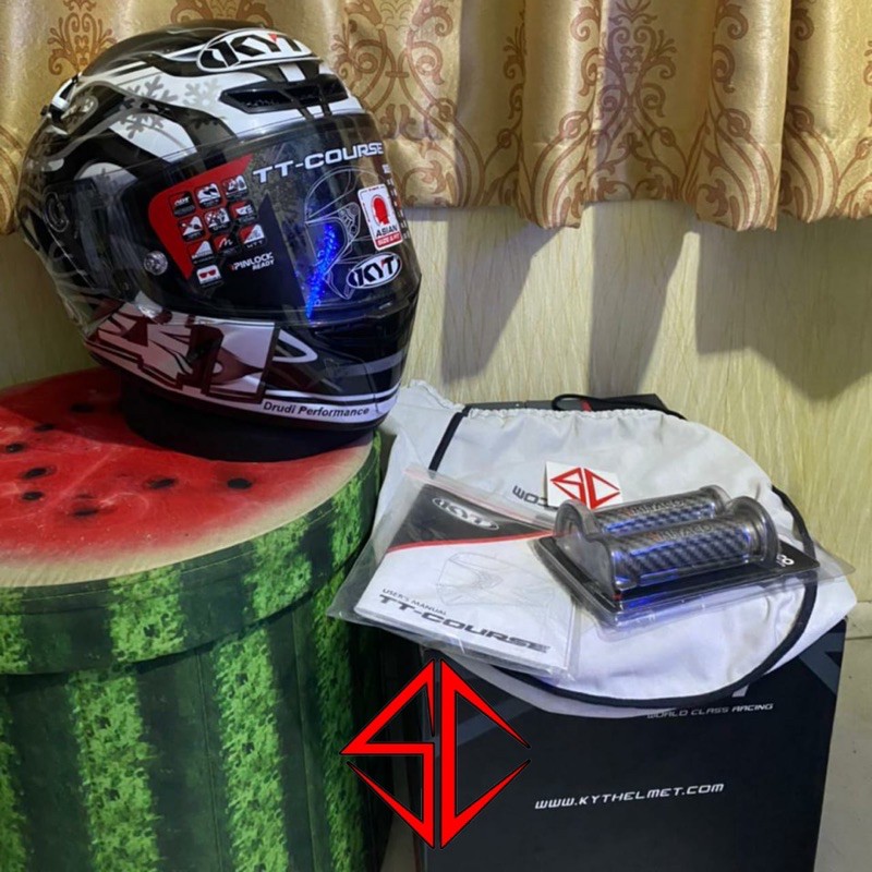 Helm KYT TT Course Repaint Haga 41