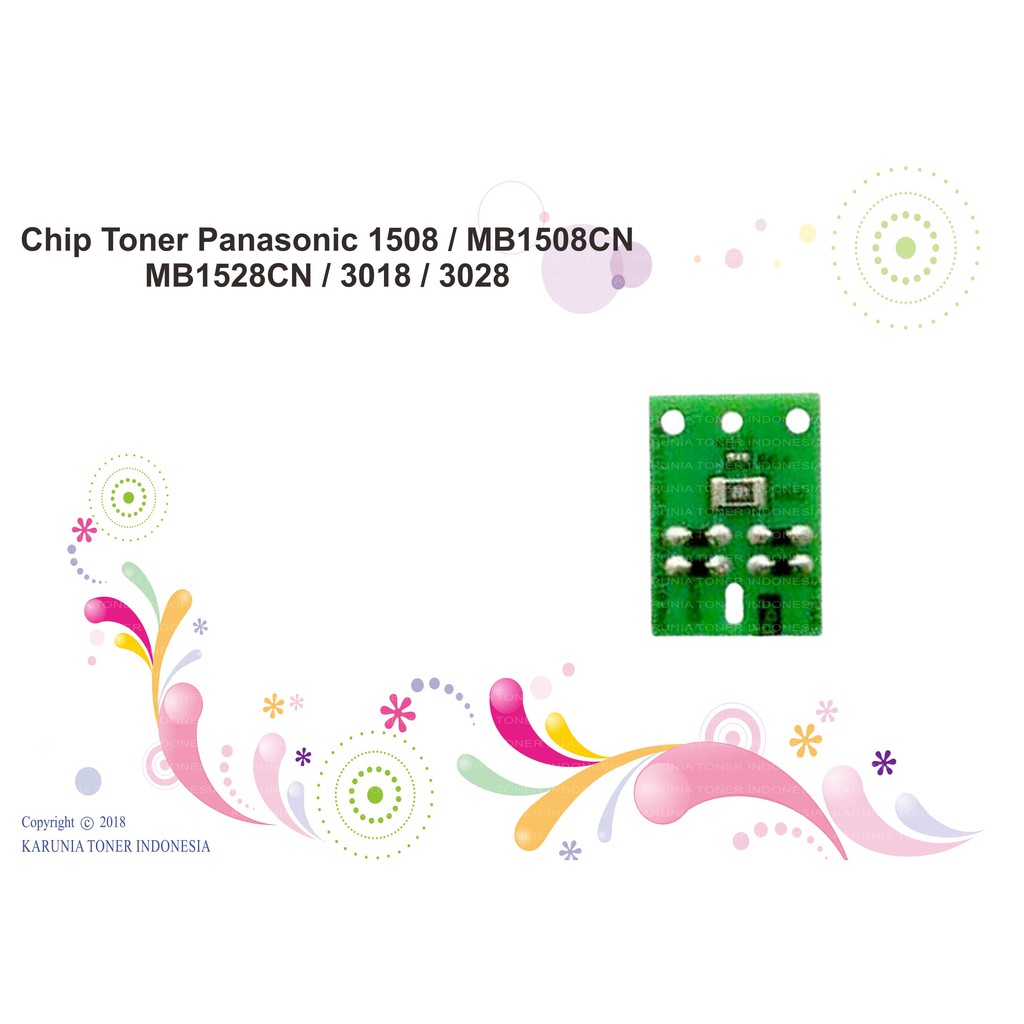 Chip Toner Panasonic 1508 / MB1508CN / MB1528CN / 3018 / 3028