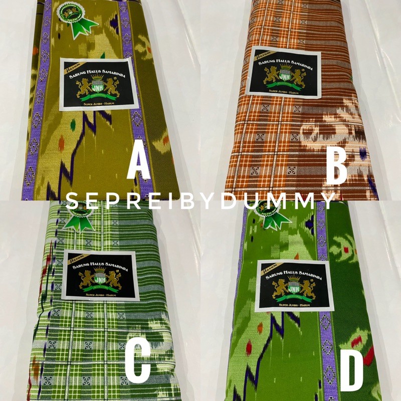 Sarung halus samarinda super jumbo harum merk JNH sarung laki dewasa kembang