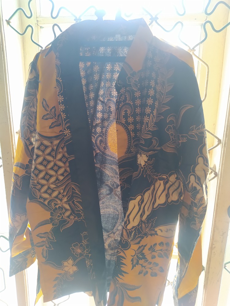 Proboseto Kuning Kemeja Batik Pria Full Furing Bahan Katun Cabut Primisima