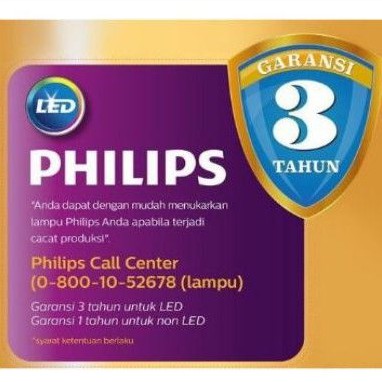 Lampu Led Philips Mycare 8 Watt Putih Multypack Beli 3 gratis 1