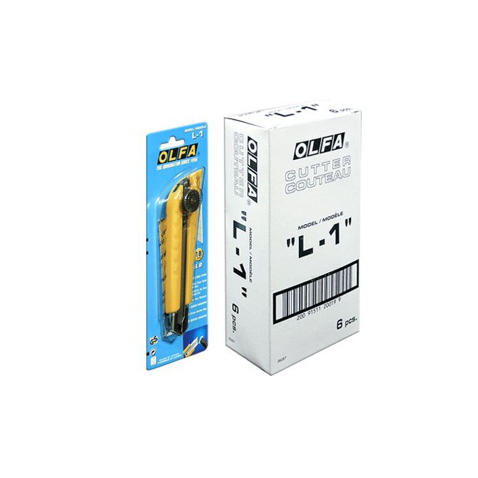 

Promo Olfa L-1 Pisau Cutter 18mm Ratchet Lock Utility Knife 18 mm