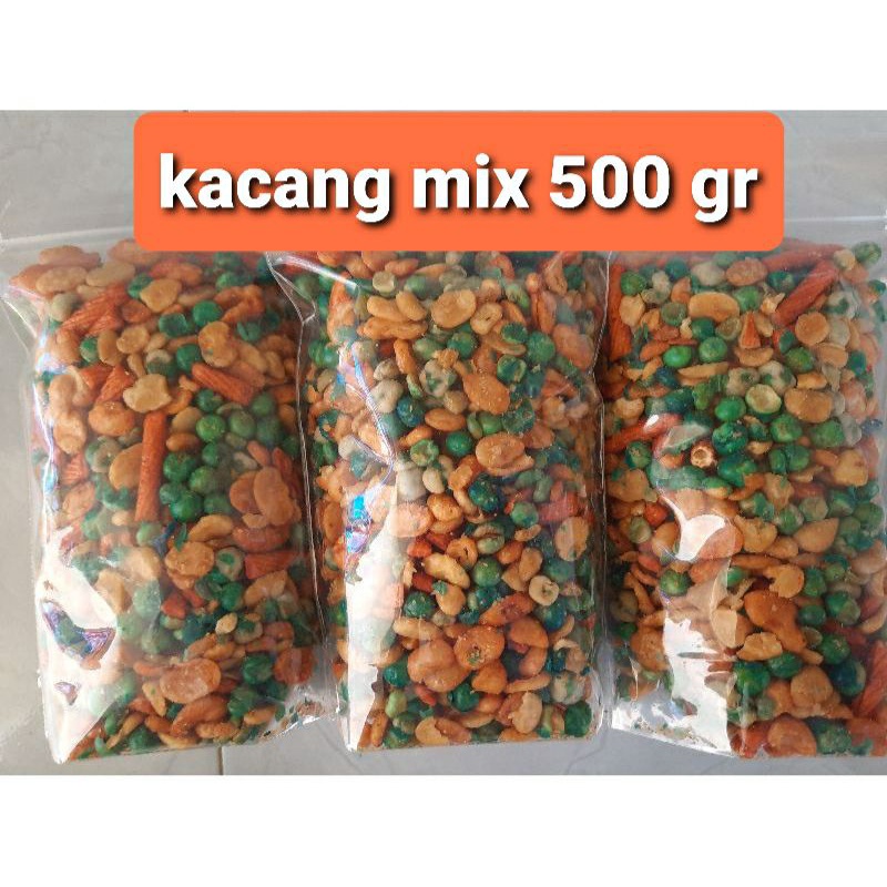 

KACANG CAMPUR MIX GURIH RENYAH 500 GRAM MERK JAIPONG