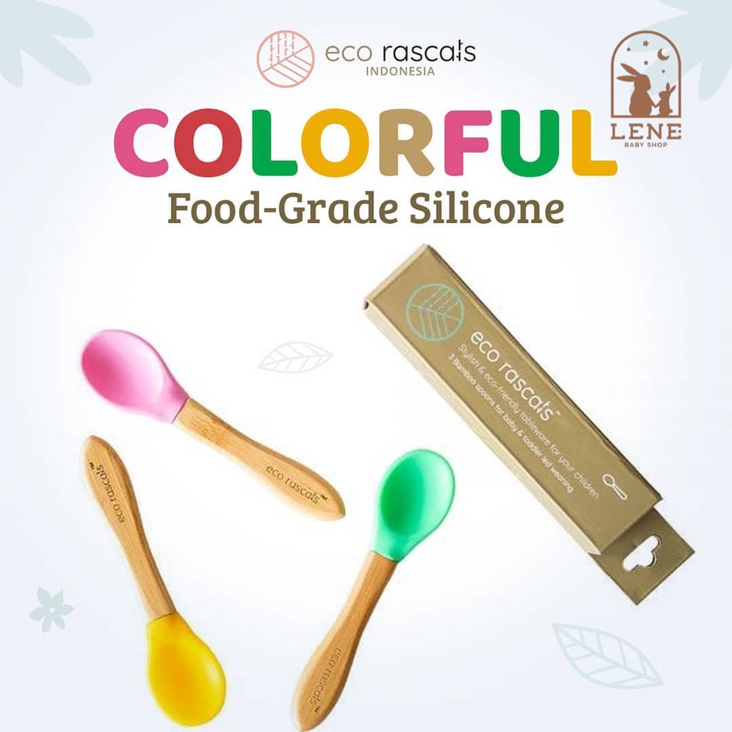 Eco Rascals Bamboo Spoon Set