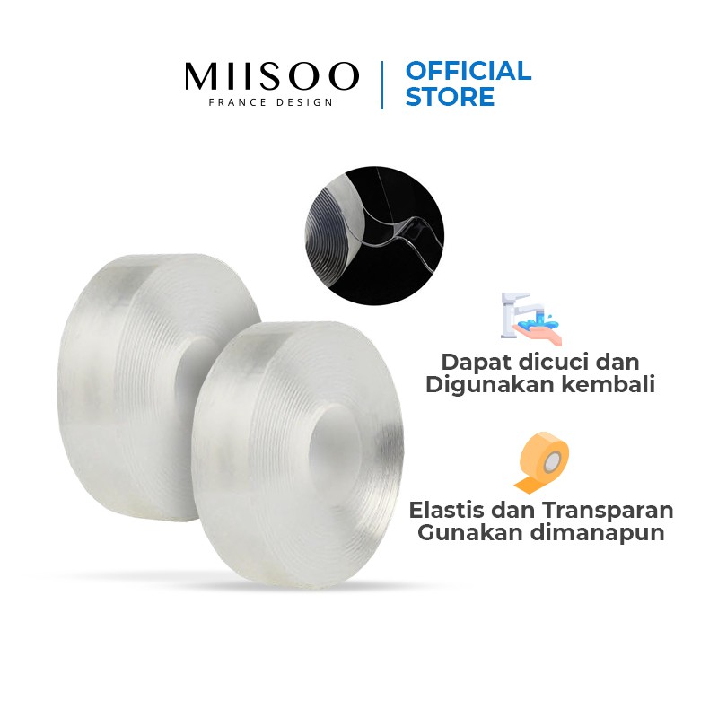 

[ COD ] Nano Tape Double Tape Isolasi 2 Sisi Kuat Dicuci tanpa bekasTermurah