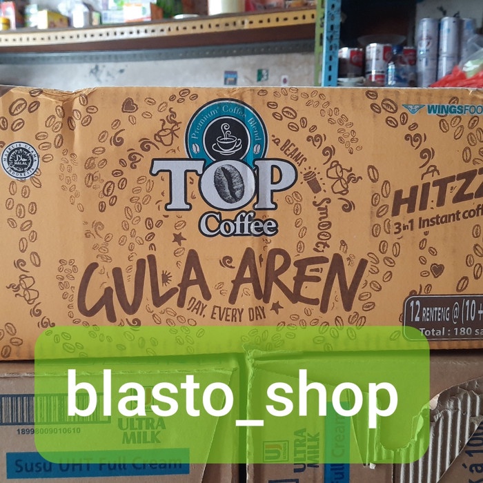 

kopi TOP gula aren (karton)