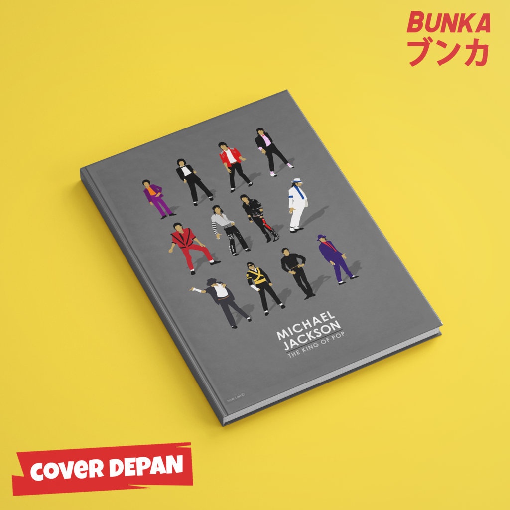 

Notebook 80's Michael Jackson The King Op Pop Hardcover A5 Buku Tulis Catatan Notes Agenda Planner Jurnal