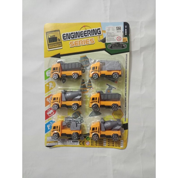 Toys Mainan Engineering Car Series