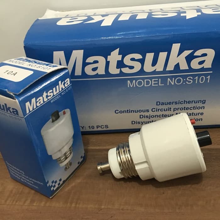 Sekring Otomatis Bagus Berkualitas Merk Matsuka S101 2A 4A 6A 10A