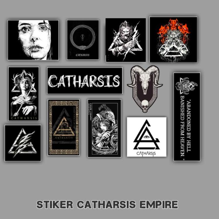 

Get It Now... sticker aesthetic CATHARSIS ISI 12-50 PCS STICKER HP/STIKER HELM /LAPTOP ANTI AIR
