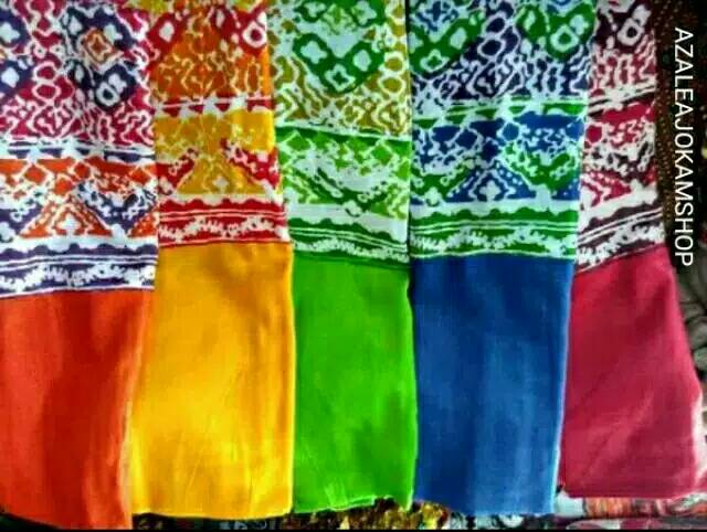 Selendang tari anak - sampur katun batik anak ( banyak pilihan warna)