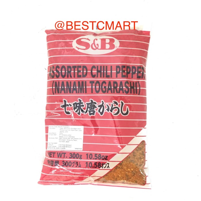 

Roxx.ea - .ea - .ea - S&B Assorted Chili Pepper (Nanami Togarashi) 300 Gr