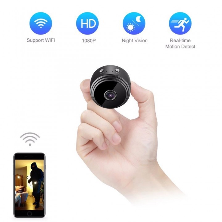 A9 Full HD 1080p Infrared Night Vision Mini Wireless IP Camera