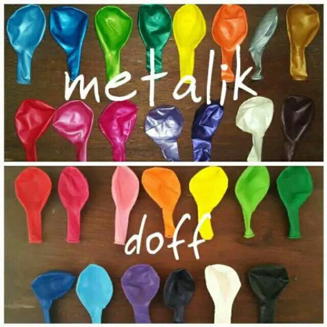 [READY 12 inch] Balon Metalik Balon Pesta Balon Ulangtahun Tebal ukuran 12 inch merk decotex