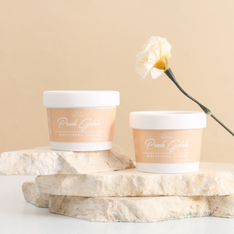 Whitening Body Scrub Ouraskin / Pemutih Badan / Pemutih Kulit Aman Bumil busui Pemutih Alami