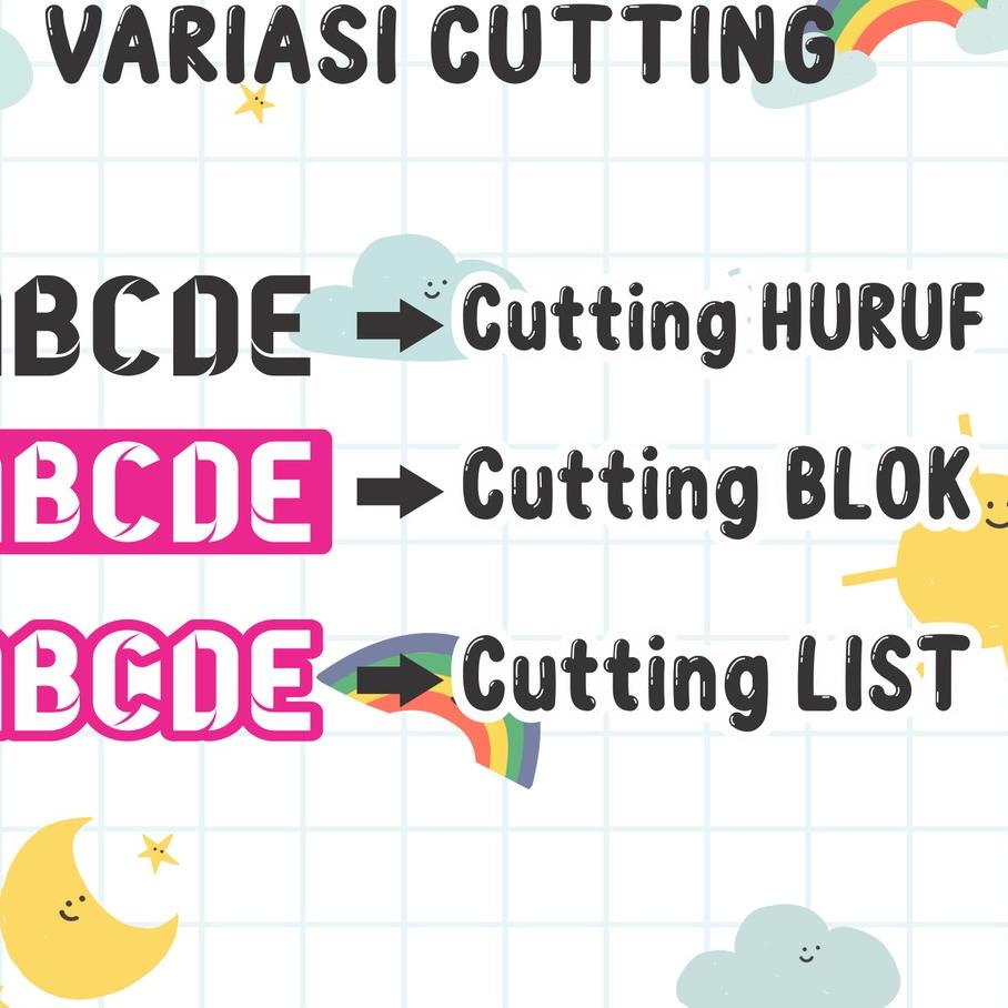 

Best! Stiker Kain / Label Baju Setrika Nama 1 Paket Dapat 50pcs/ kertas A5