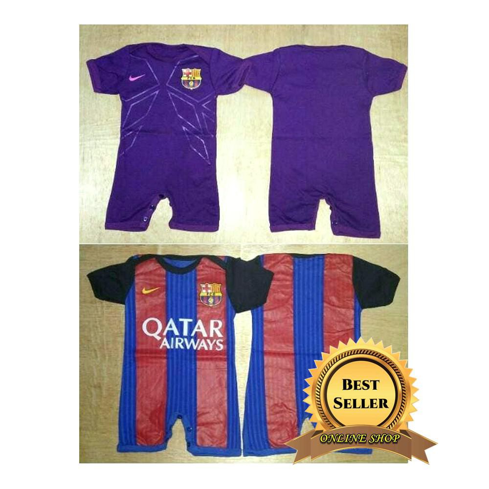 PROMO JERSEY BAJU BOLA BAYI BABY JUMPER BARCA BARCELONA HOME, AWAY 2016/2017