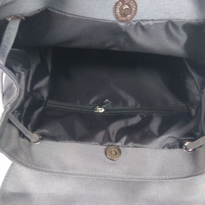 Distro Tas Ransel Wanita Imbort Kantor Kerja Sekolah Kuliah Outdoor Trendy Korea - TAS RANSEL KANVAS