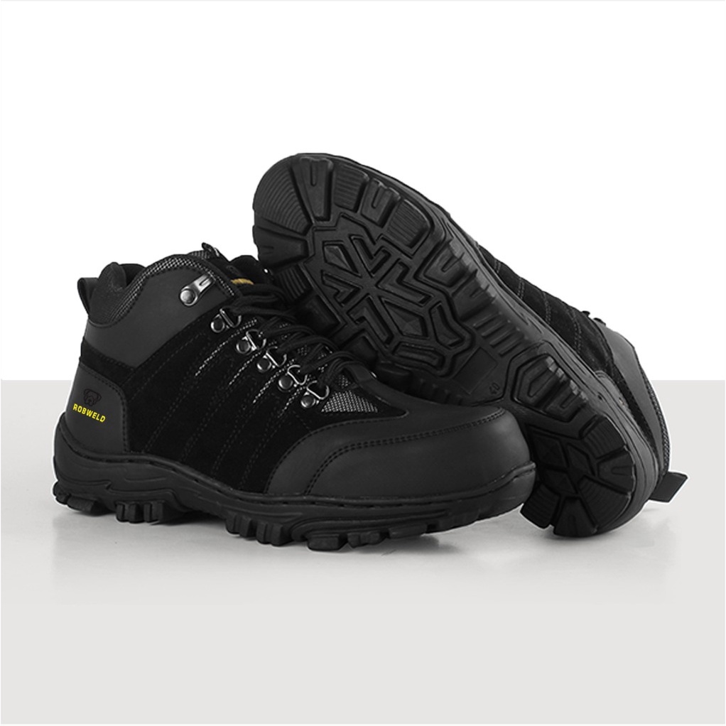 Sepatu Safety Boots Pria, Sepatu Safety Ujung Besi, Sepatu Safety Pria Proyek Kerja Lapangan, Sepatu Safety Outdoor Hiking, Sepatu Septi Gunung BISA COD BAYAR DI TEMPAT-Robweld Original