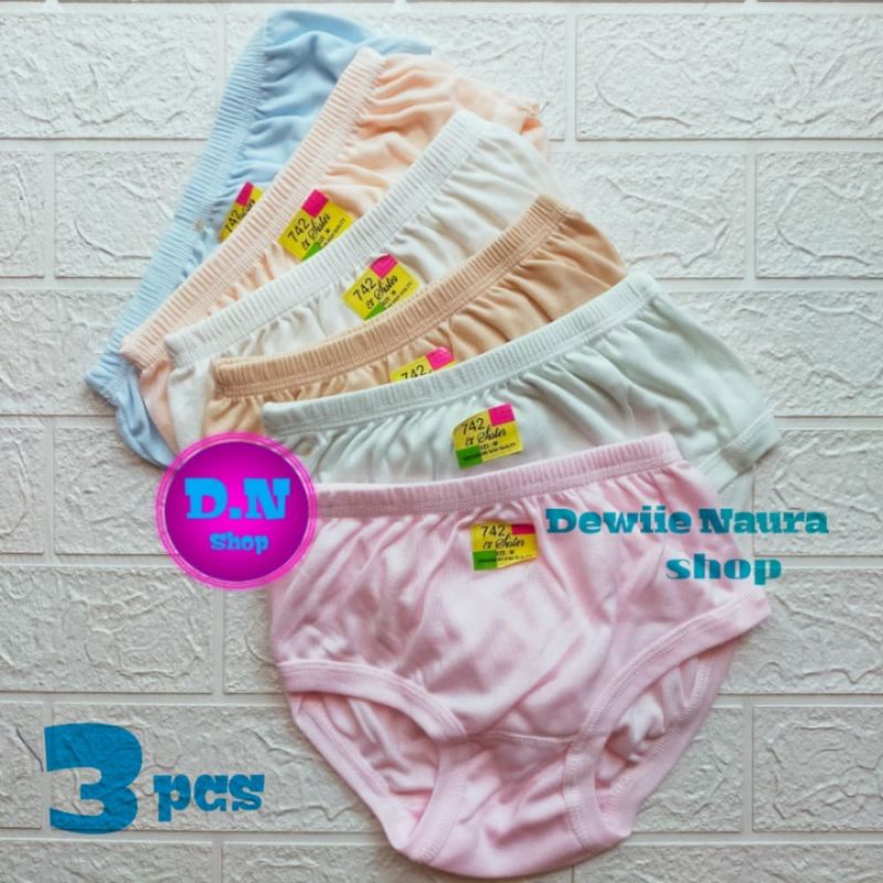 Cd Wanita Jumbo Ch Sister | Celana Dalam Cewek Katun Tebal Bahan Lembut