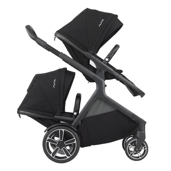 Bundle Stroller Nuna Demi Grow + Extra Seat (Aspen,Caviar,Frost)