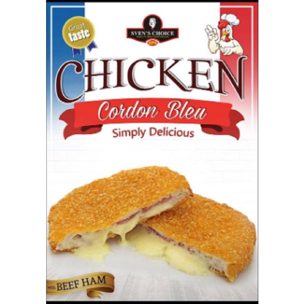 

Daging Ayam Chicken Cordon Bleu Oval Sven's Choice 200g