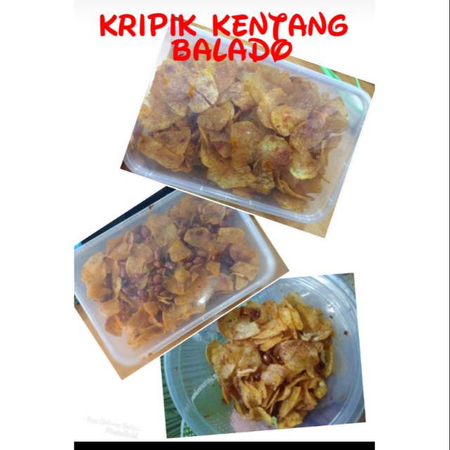 

Keripik kentang balado