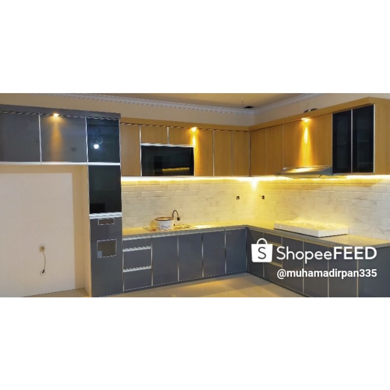 PROMO Kitchen Set Alumunium Kitchenset Minimalis Lemari Dapur