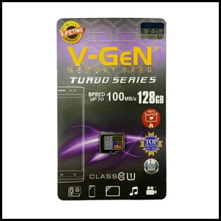 Micro Sd Card 128    Gb / 256 Gb V-Gen Class 10 Turbo - 128