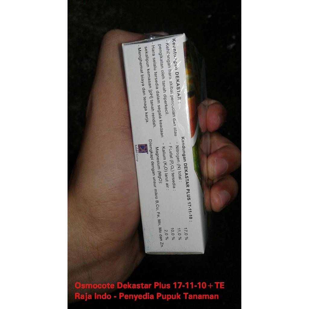 Ori Dekastar Plus 17-11-10 Te 100 Gram Pupuk DEKASTAR Osmocote 14-14-14 Daun Anggrek Majemuk Dekastar 171110