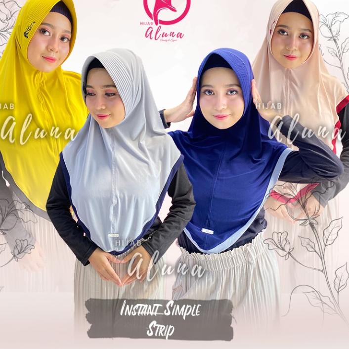 TDN.26Au22n • Instant Simple Strip Hijab Aluna Official
