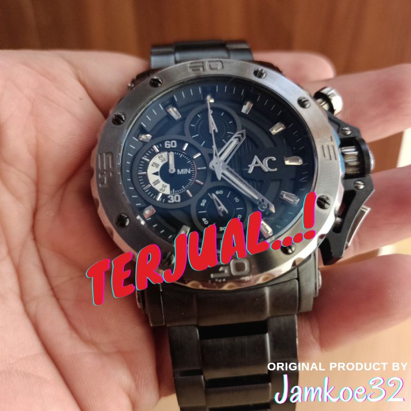 Alexandre Christie 9205 MC Jam Tangan Arloji Ac Warna Hitam Remaja Cowok Pria Analog Original Ori Mu