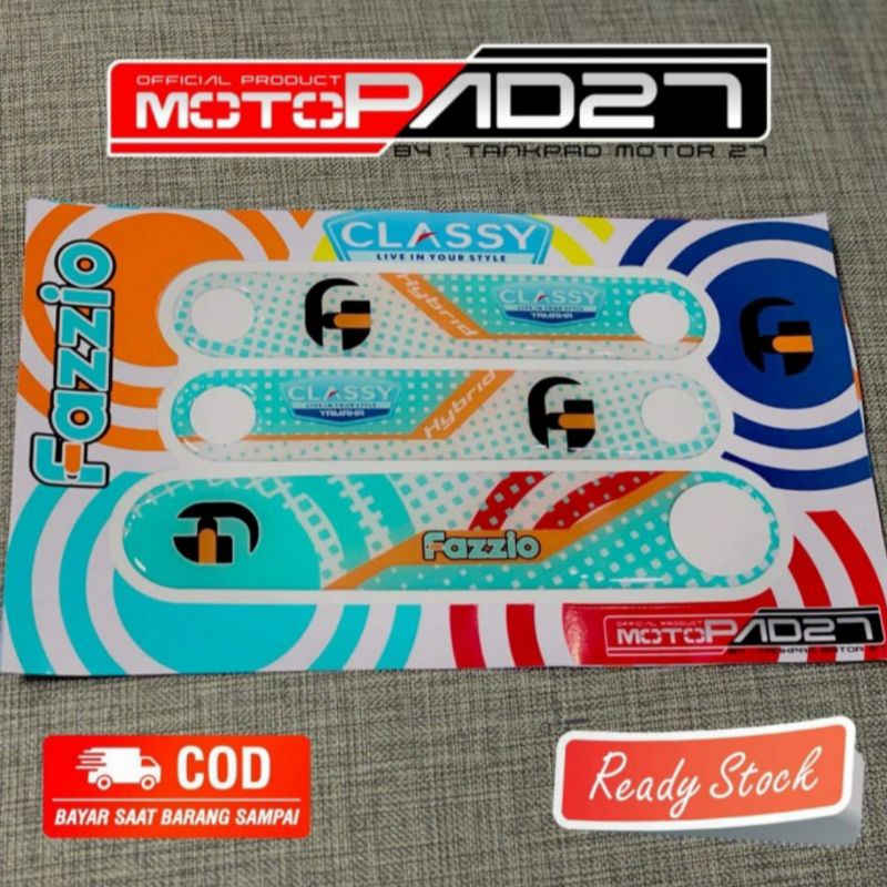 Motopad27 Stiker Panel Fazzio Stiker Panel Depan Samping Fazzio