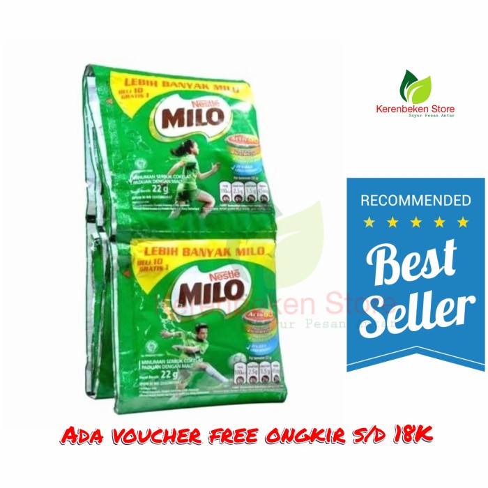 

milo sachet 22gr per renceng