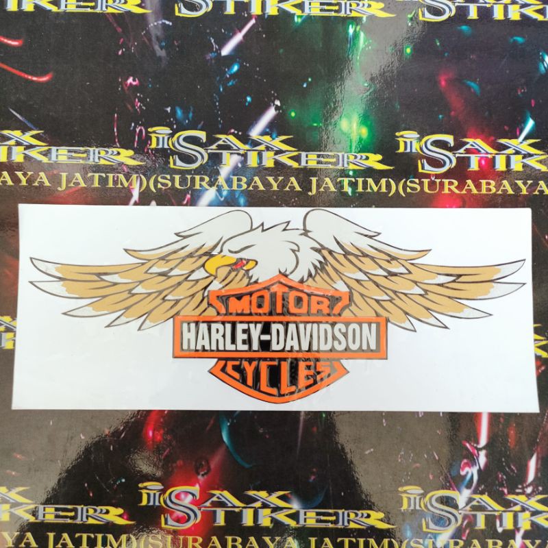

stiker harley Davidson cutting tumpuk 20cmx8cm