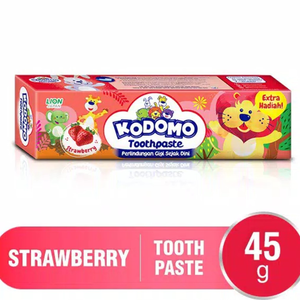 Kodomo Odol Kids 45 gr pasta gigi anak strobery orange anti bacteria buah (no.212)