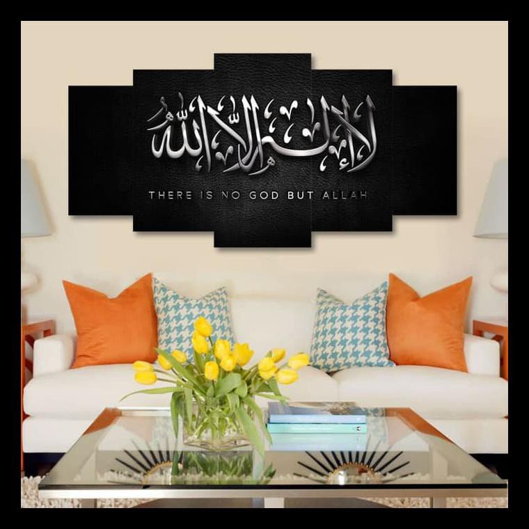 Gratis Unduh Gambar Jual Murah Wall Art Hiasan Dinding Kaligrafi Kalimat Tauhid 5 Terupdate by Cikimm.com