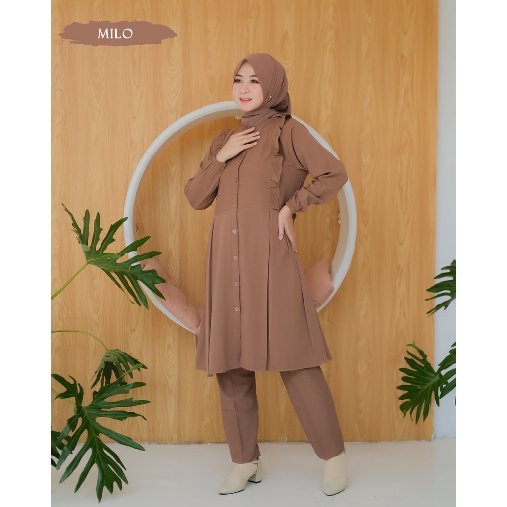 Set Celana Original Annashihah/ Set Wanita Andine Dan Niana Bahan Ity crepe