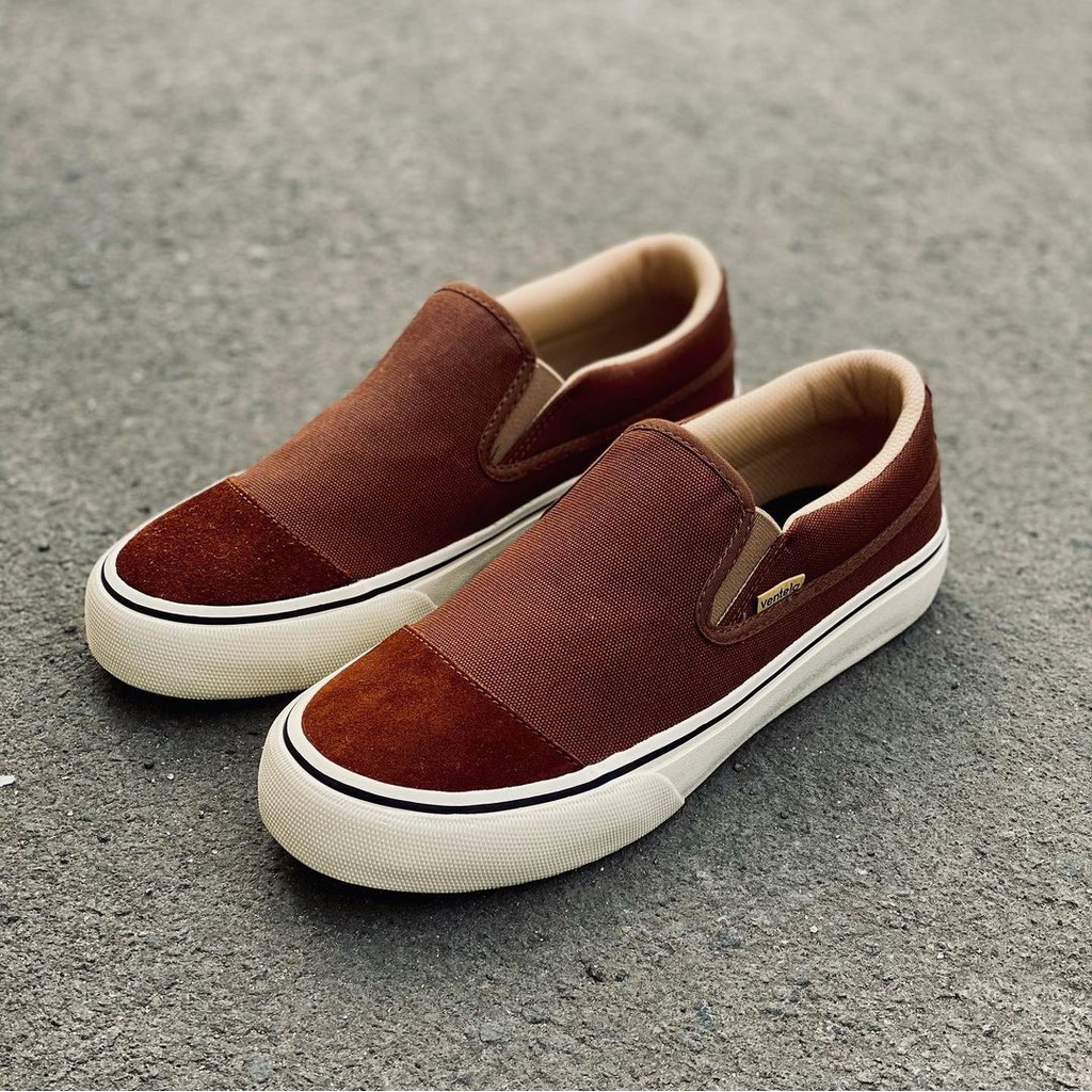 Sepatu Slip On Ventela Brown Original