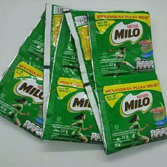 Milo Saset 22 Gram Beli 10 Gratis 1