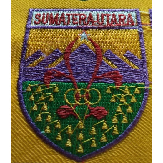 Badge Kwarda Sumatera Utara (bordir)