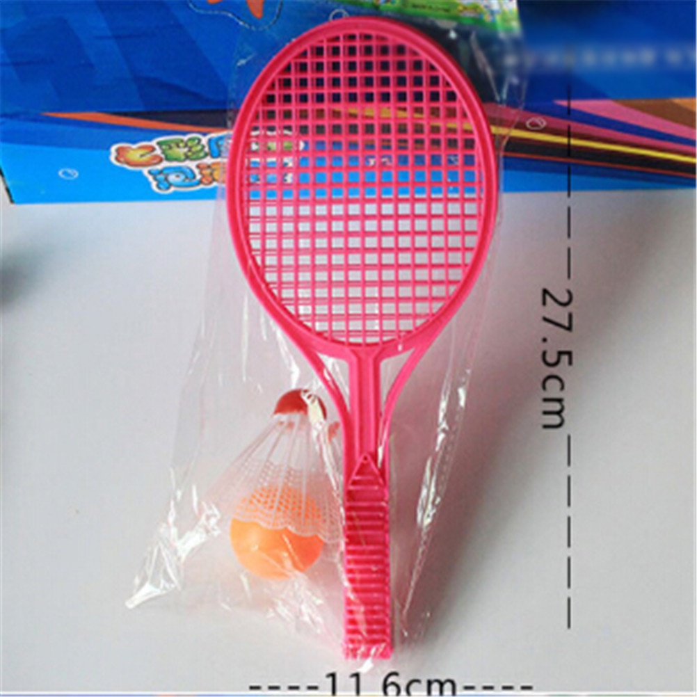 【Theredsunrisesiwy.id】Kids Outdoor Badminton Tennis Set Racket Parent-child Sport Educational Toys