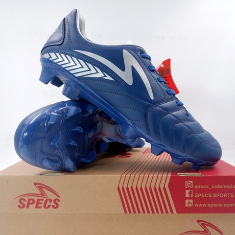 Sepatu Bola Specs Azteca FG Navy Silver 101155 Original BNIB